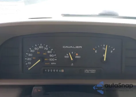 1993 Chevrolet Cavalier Vl/Rs z USA, uszkodzony, nr VIN 1G1JC8440P7307749